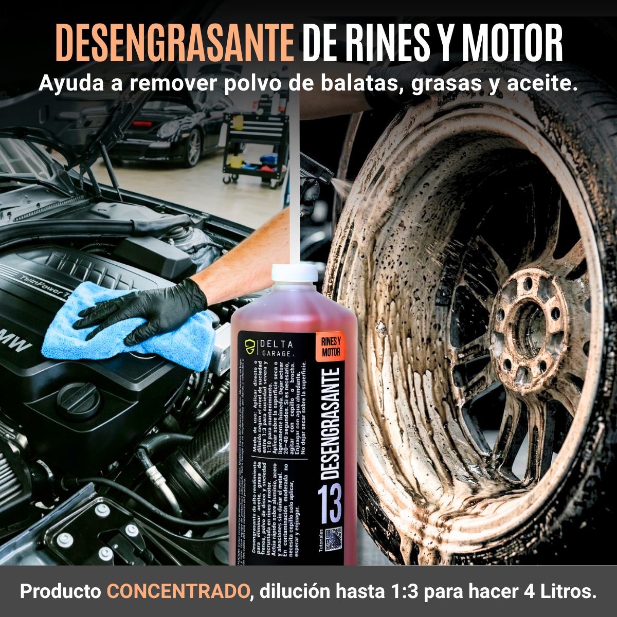 13 - Desengrasante de Rines y Motor