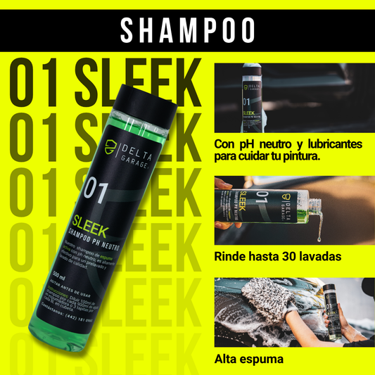 01 SLEEK - Shampoo pH neutro