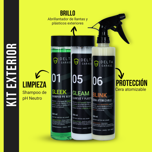 Kit Exterior Detallado Automotriz