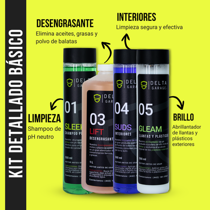 Kit Detallado Automotriz Básico